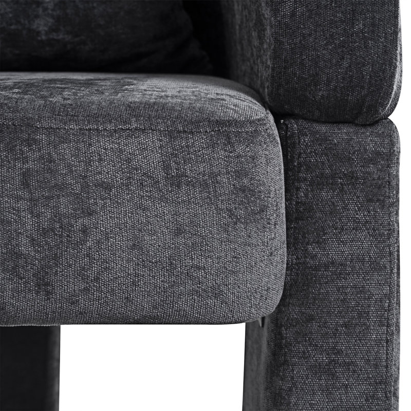Fauteuil d'appoint simple, Gris