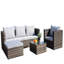 Table basse avec coussins, collection Pat