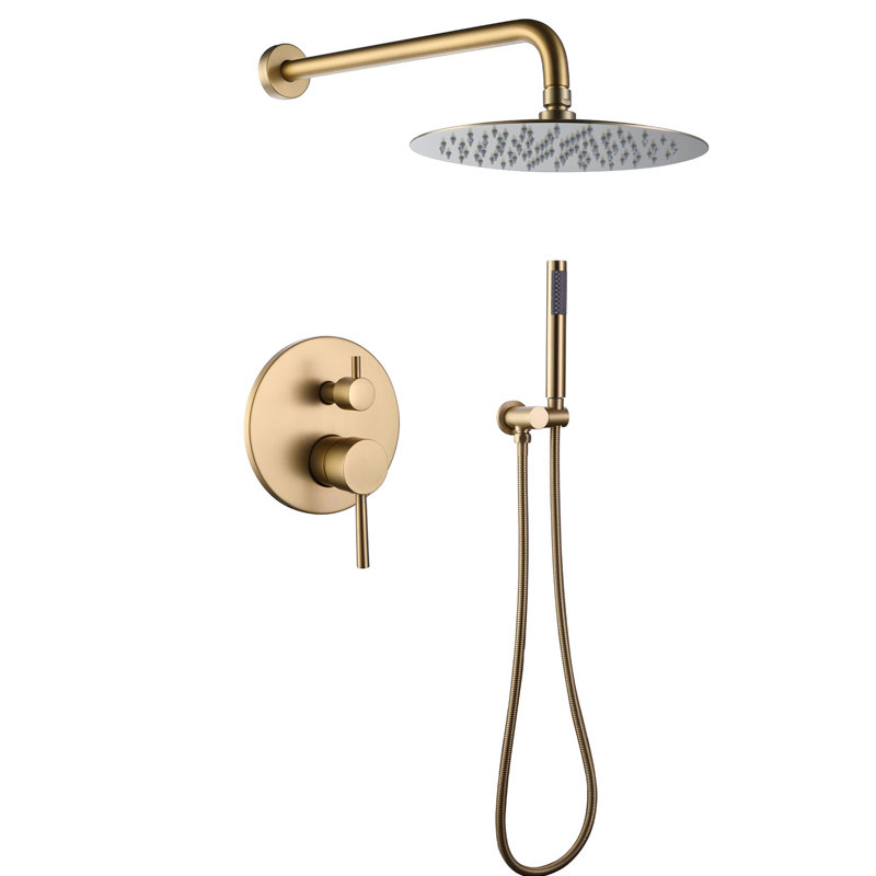 Système de douche complet avec valve brute