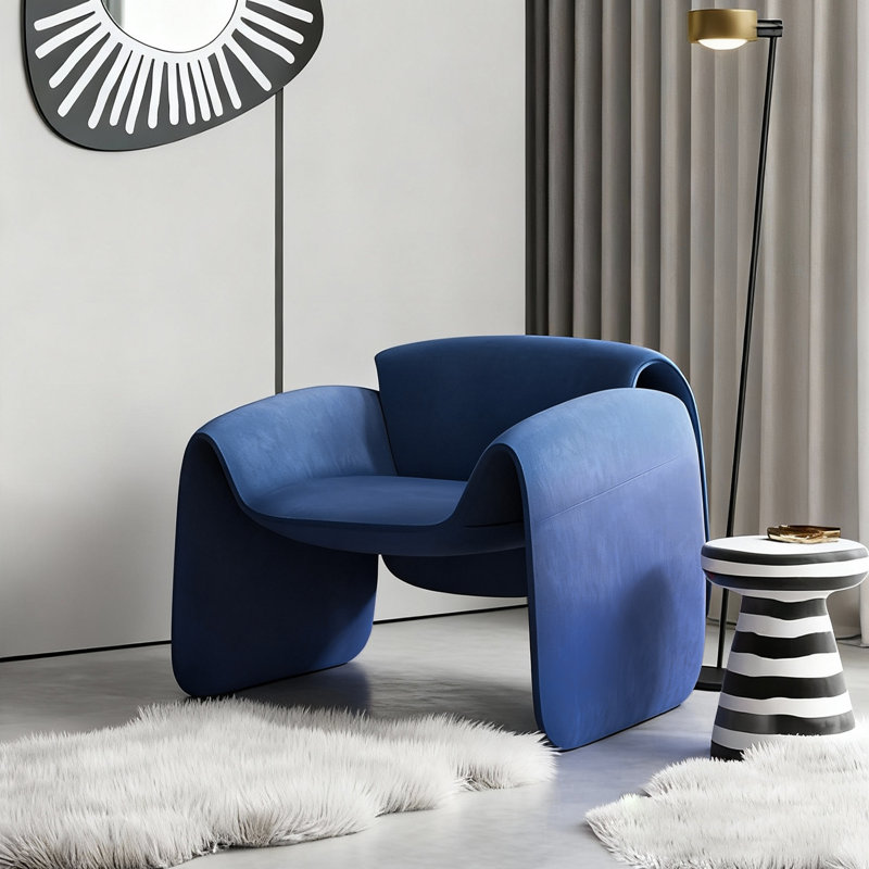 29.13 Inch Deep Padded Single Chair, Modern Comfortable Accent Chair,Suitable for Living Room, Bedroom, Study and Drawing Room.
