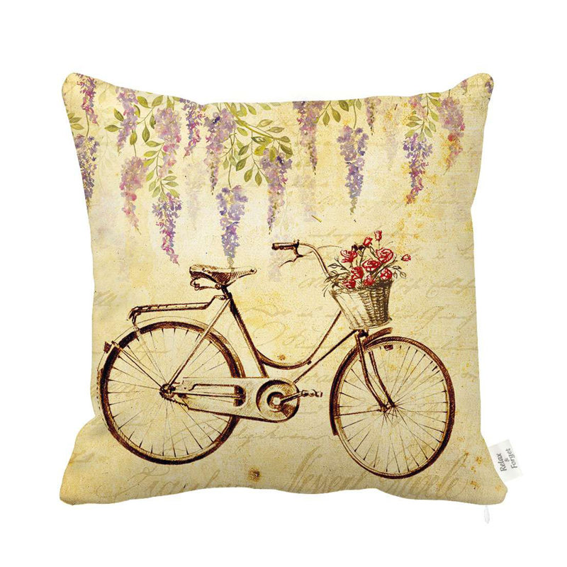 Housse et insert de coussin Wisteria, polyester