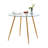 Gumble Glass Top Four Leg Dining Set-1861874757-1856050677