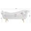 Chaise longue avec accoudoirs à volutes-1728979766