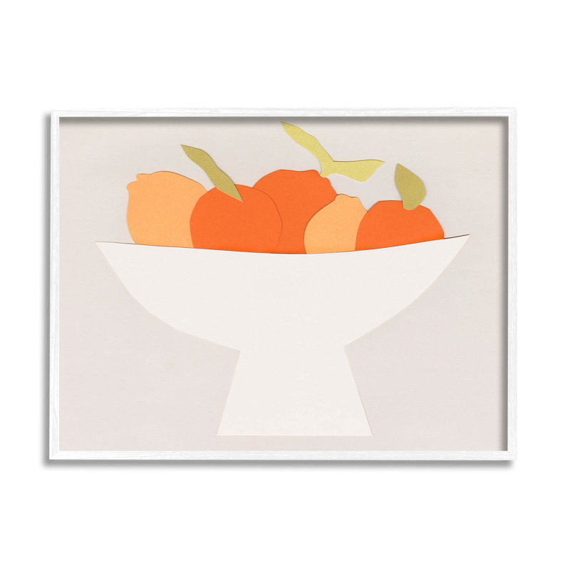 Art contemporain giclée orange de citron par Natalie Sizemore, H 11 po x l 14 po x P 1,5 po