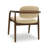 Betsy Taupe Vegan Leather Dining Chair
