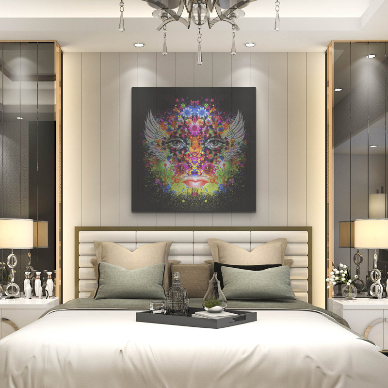 Art mural en métal Trinx «Phoenix»,, H 36 po x l 36 po