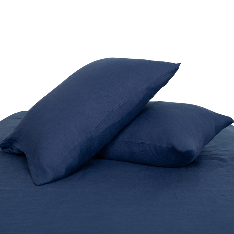 Basic 100% Linen - Set of 2, King Pillowcases