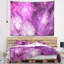 Tapisserie abstraite en polyèdre rotatif rose-28495942