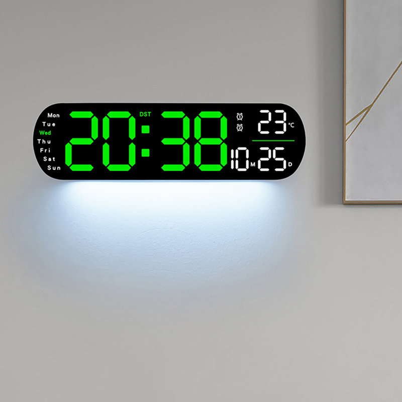 Darielis Wall Clock, Green