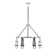 Kentlee 6 - Light Dimmable LED Wagon Wheel Chandelier