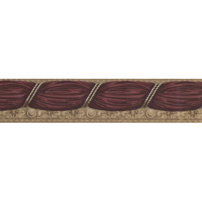 Bordure de papier peint à rideaux l 5,25 pi x l 180 po Krouse