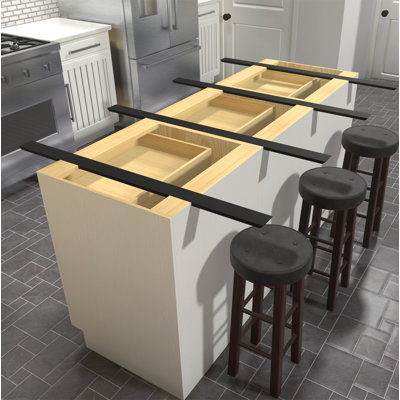 Support de comptoir à double face pour îlot en aluminium The Original ™ 