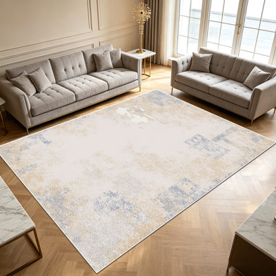 Tapis de style rétro de 1 pièce pour le salon, doux et confortable, convenant à toutes les saisons, facile à entretenir, tapis de sol intérieur lavable à la machine, ferme sous la table convenant à la chambre à coucher, à la salle à manger, au couloir, au patio, au balcon, à la décoration intérieure, ...