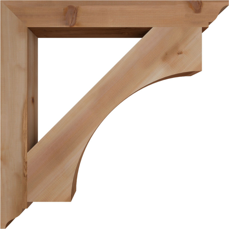 Support traditionnel Westlake, Cèdre rouge de l'Ouest, Lisse, H 34 po x l 3,5 po x P 34 po
