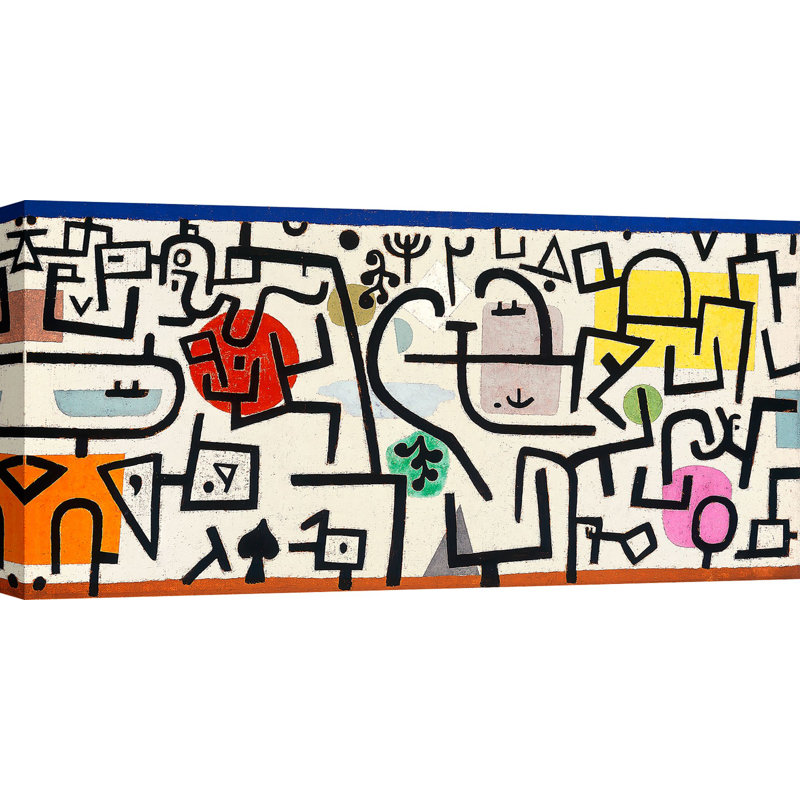 Rich Harbour by Paul Klee - Wrapped Canvas Print, 60cm H x 120cm W x 4cm D