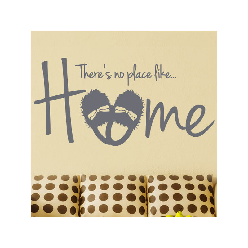 Non-Wall Damaging Wall Decal, Grey, Medium