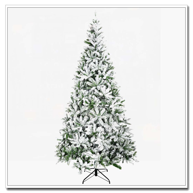 Arbre de Noël artificiel pin enneigé 9 pi de hauteur 9 pi