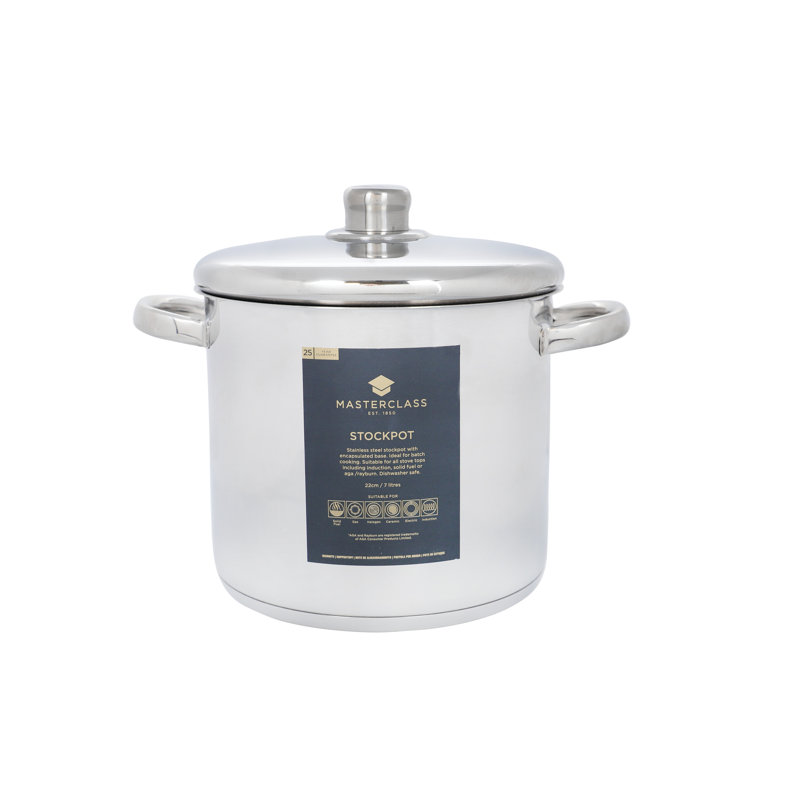 Stainless Steel Stockpot, 24 cm