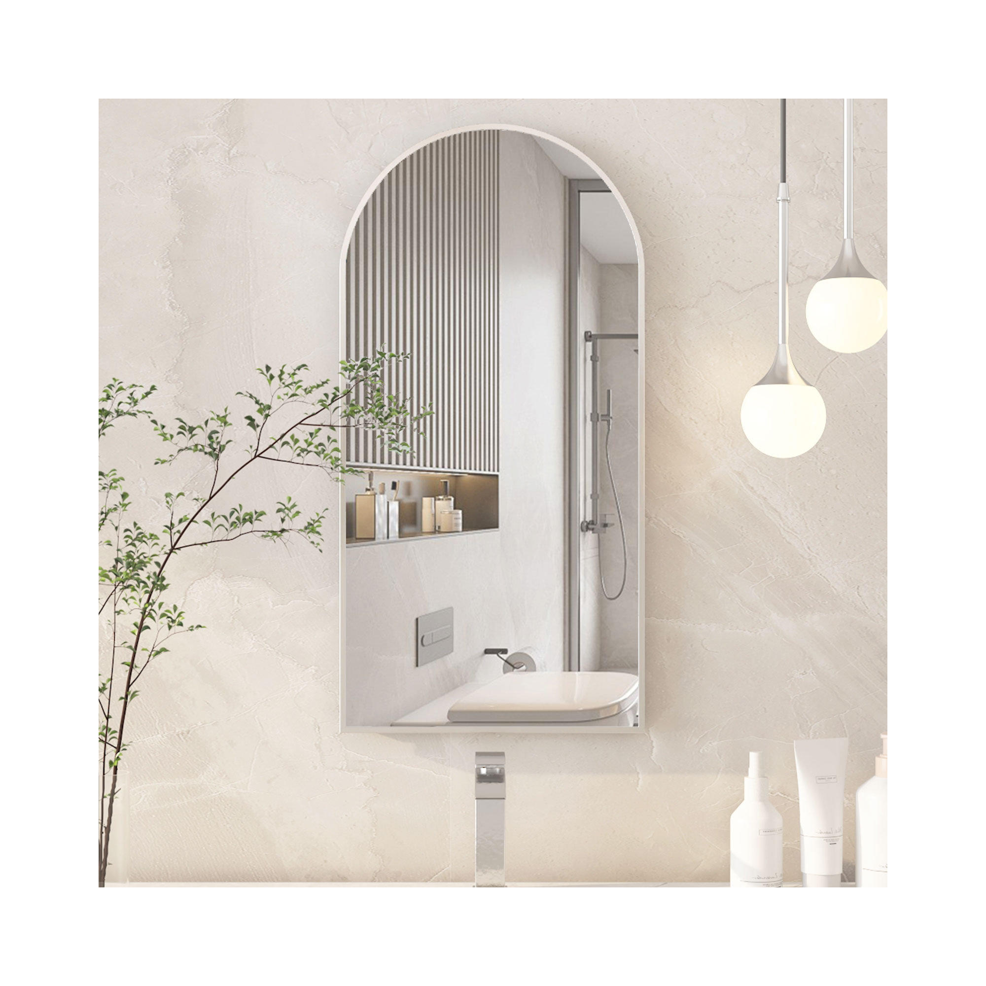 Poulton Medicine Cabinet, 31.5" H x 15.7" W x 4.5" D, Brushed Bronze
