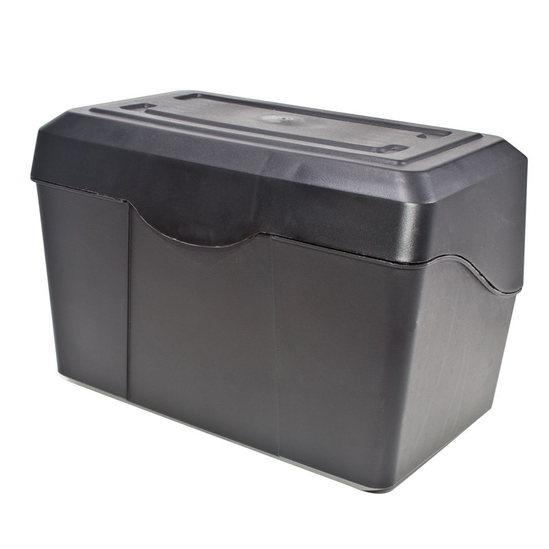  Innovative Storage Designs Black Index Card Holder, 3" X 5", Pack Of 6