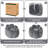 Dutch Velvet Bean Bag Chair With Machine-Washable Cover-397010824