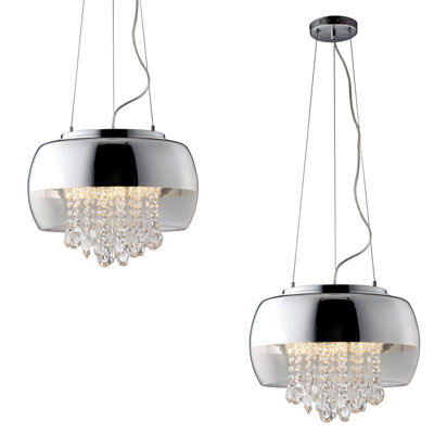 Doll 3 - Light Chrome Dome Pendant
