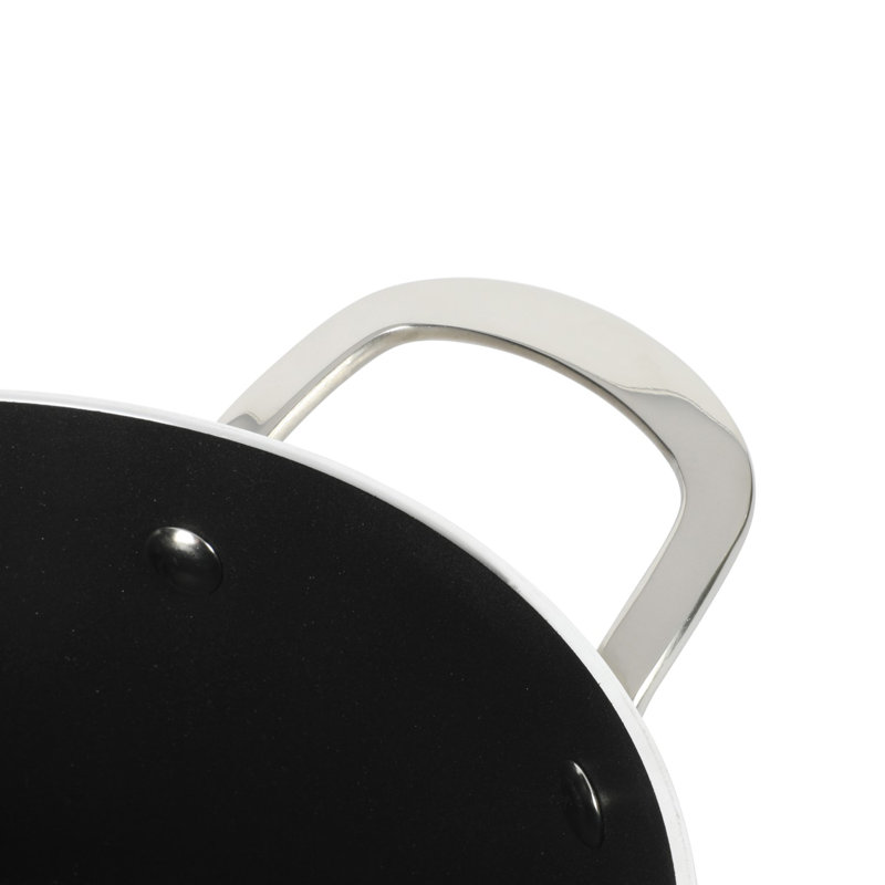 Batterie de cuisine antiadhésive en aluminium 10 pièces Martha Stewart, Lin
