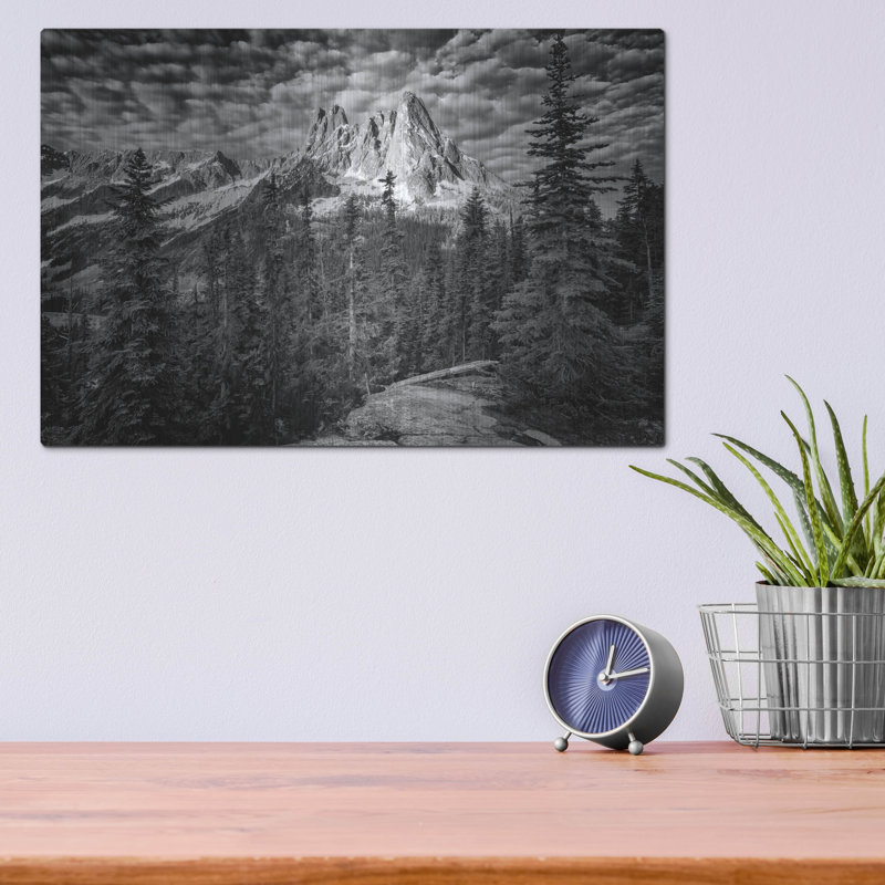 «The Liberty Bell B & w» par Rick Berk, art mural en métal, H 12 po x l 16 po