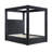 Megghan Luxurious Velvet Upholstered Canopy Bed with Speaker & USB Connection-75619029-75619030