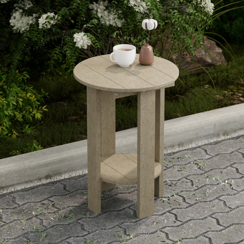 Heritage Balcony Table, Weathered Wood