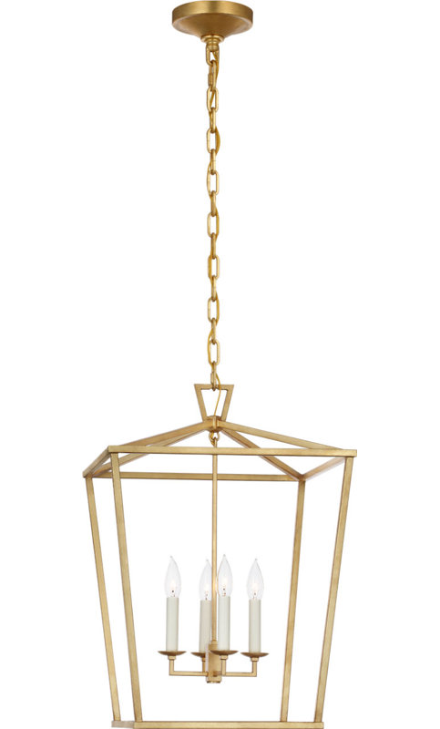 Darlana Medium Lantern in Gild