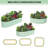 Galvanized Oval Raised Garden Bed with Open Base - Planter Box for Vegetables and Flowers-368411582-368411578
