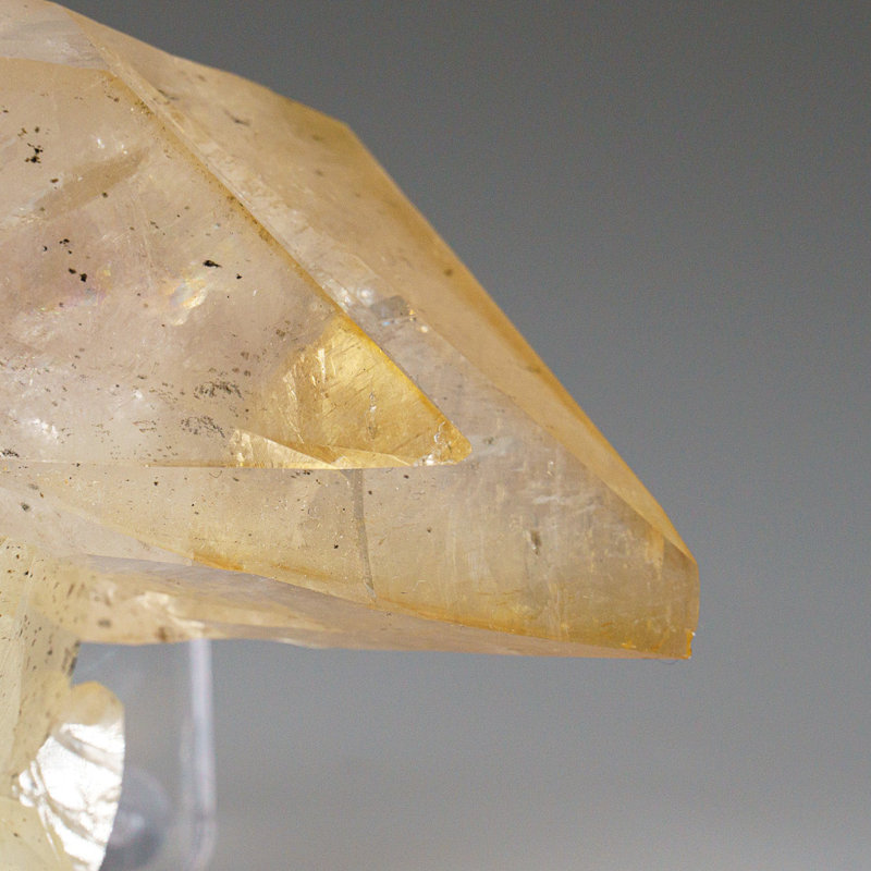 Twinned Golden Calcite Crystal from Elmwood Mine, Tennessee (0.17 Lbs)