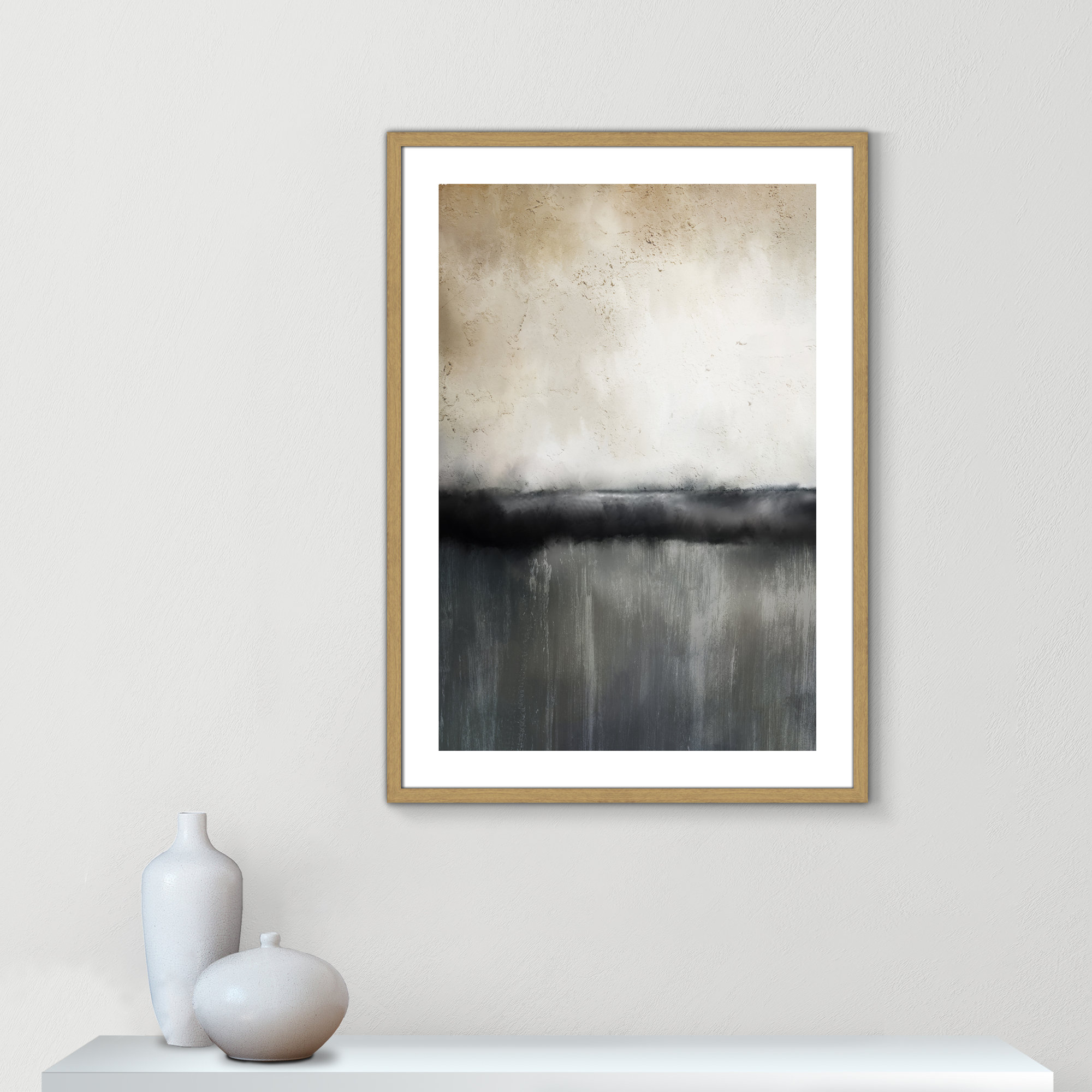 Sunset by Kimberly Allen Print, Picture Framed Paper, 35.5" H x 25.5" W, Gold
