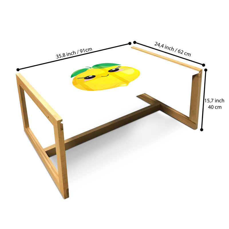 Jakevis Sled Coffee Table, 90cm H x 62cm W x 40cm D