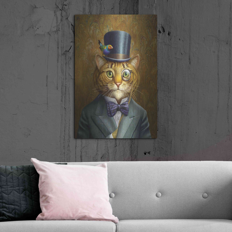 «Fat Cat» par Dan Craig, H 36 po x l 24 po