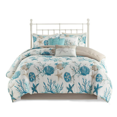 Cotton Sateen Comforter 7 Piece Set