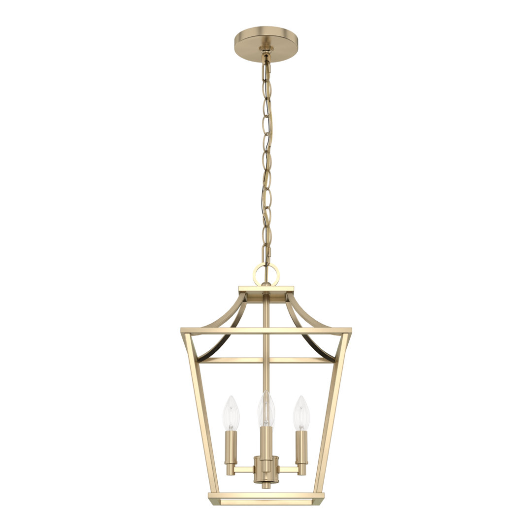 Laurel Ridge 4 - Light Lantern Geometric Chandelier Hunter Fan 