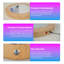Miroir rond à lumière sensorielle Infinity