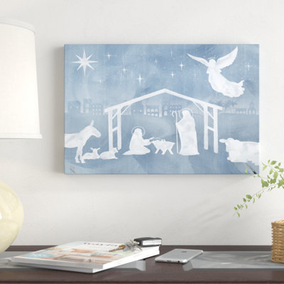Impression sur toile tendue « Star of Bethlehem collection A » par Grace Popp