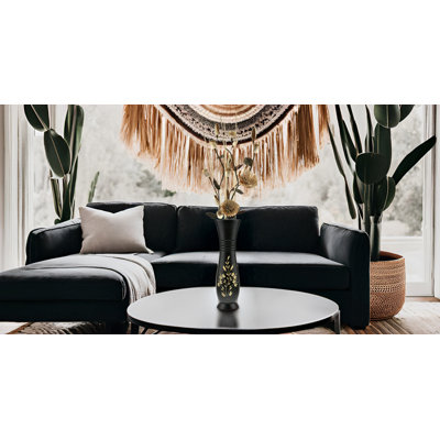Vase en bois décoratif