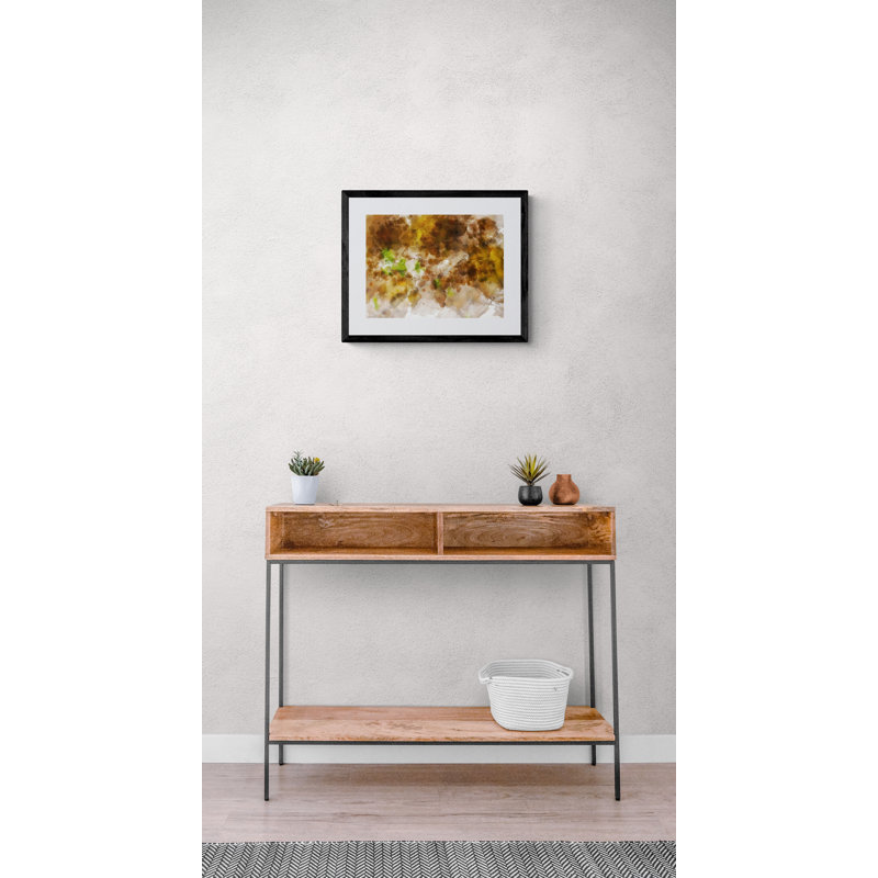 Abstract 0600 Print by Chamira Young, Black Framed Paper, 16" H x 20" W