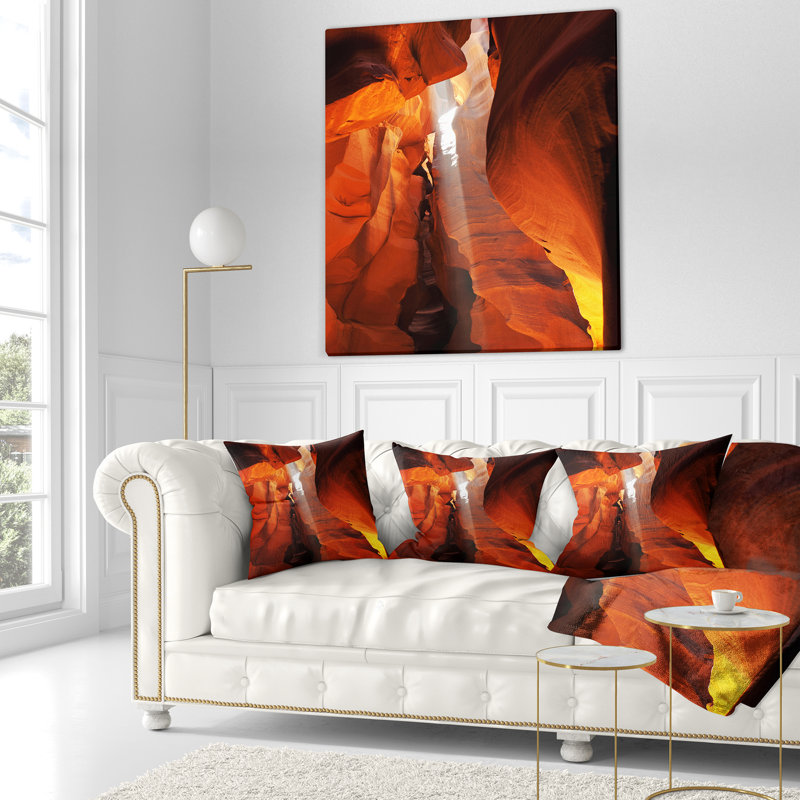 Coussin décoratif à imprimé antilope the the the the the soleil landscaped landscaped landscape, 16 po x 1 po