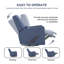 Fauteuil inclinable et pivotant Azizi-1340047148