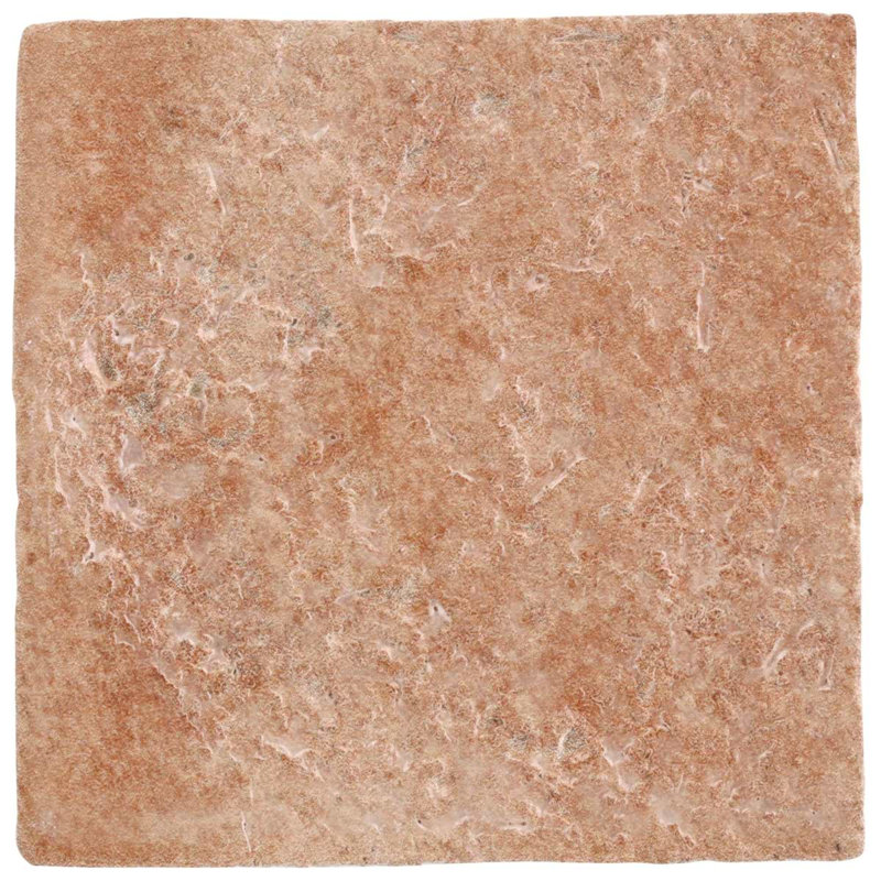 Navari 5X5 Textured Matte Ceramic Tile, Teracotta