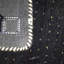 Luro Geometric Area Rug in Black