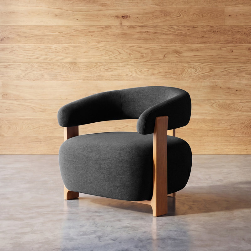 Chaise baquet Modern, Noir