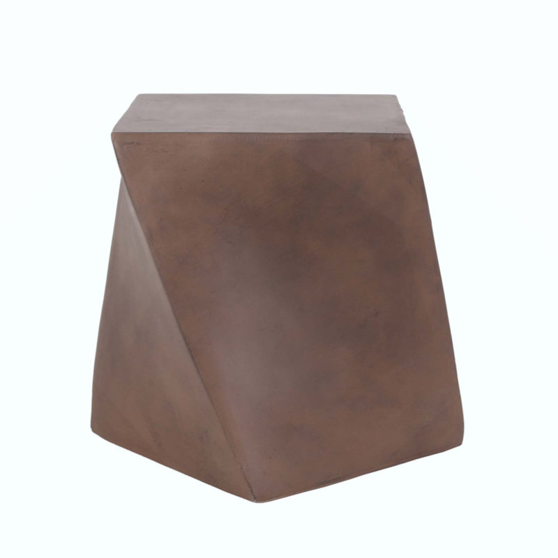 Outdoor Lightweight Concrete Side Table