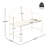 Sunnydaze Outdoor Garden Bench-White-429384934