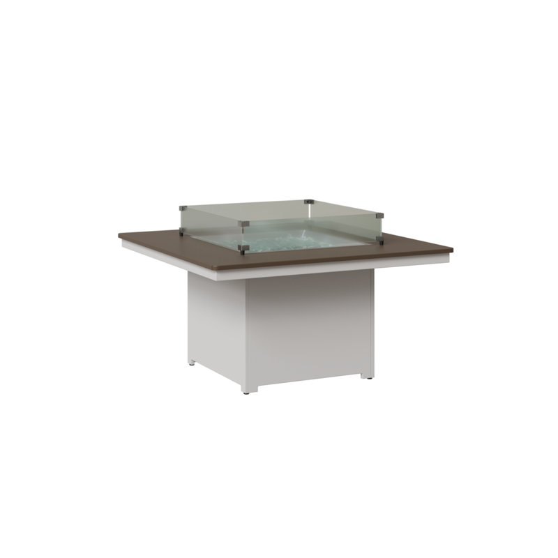  Foyer de table Numa Marine, Bronze martelé, H 24,75 po x l 47 po x P 47 po
